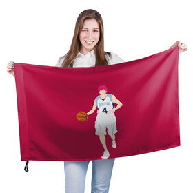 Флаг 3D с принтом Seijuurou Akashi в Тюмени, 100% полиэстер | плотность ткани — 95 г/м2, размер — 67 х 109 см. Принт наносится с одной стороны | akashi | basket | basketball | kuroko | kuroko no basket | seijuurou | акаши | баскетбол | куроко | сэйджуро
