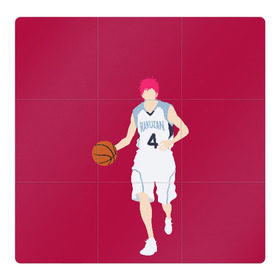 Магнитный плакат 3Х3 с принтом Seijuurou Akashi в Тюмени, Полимерный материал с магнитным слоем | 9 деталей размером 9*9 см | akashi | basket | basketball | kuroko | kuroko no basket | seijuurou | акаши | баскетбол | куроко | сэйджуро