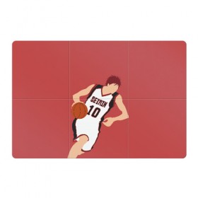 Магнитный плакат 3Х2 с принтом Taiga Kagami в Тюмени, Полимерный материал с магнитным слоем | 6 деталей размером 9*9 см | basket | basketball | kagami | kuroko | kuroko no basket | taiga | баскетбол | кагами | куроко | тайга
