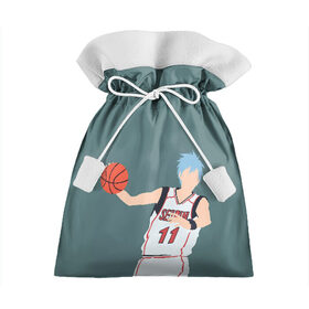 Подарочный 3D мешок с принтом Tetsuya Kuroko в Тюмени, 100% полиэстер | Размер: 29*39 см | basket | basketball | kuroko | kuroko no basket | phantom | tetsu | tetsuya | баскетбол | куроко | тэцу | тэцуя | фантом