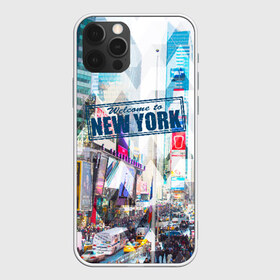 Чехол для iPhone 12 Pro Max с принтом New York в Тюмени, Силикон |  | Тематика изображения на принте: america | new york | travel | usa | америка | город | нью йорк | путешествие | сша | тревел | туризм