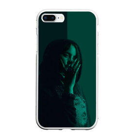 Чехол для iPhone 7Plus/8 Plus матовый с принтом BILLIE EILISH в Тюмени, Силикон | Область печати: задняя сторона чехла, без боковых панелей | bilie | billi | billie | eilish | eillish | elish | ellish | айлиш | алиш | били | билли | эйлиш | элиш