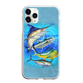 Чехол для iPhone 11 Pro матовый с принтом Marlin and other fish в Тюмени, Силикон |  | рыба | рыбак | рыбалка | снасти | увлечение | улов | хобби