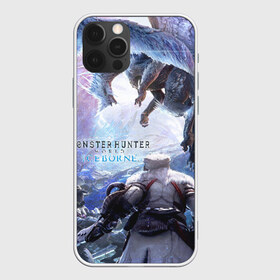 Чехол для iPhone 12 Pro Max с принтом Monster Hunter World Iceborn в Тюмени, Силикон |  | hunter | iceborn | monster | world | айсборн | ворлд | монстр | хантер