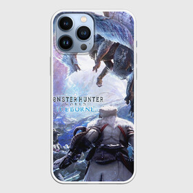 Чехол для iPhone 13 Pro Max с принтом Monster Hunter: World Iceborn в Тюмени,  |  | Тематика изображения на принте: hunter | iceborn | monster | world | айсборн | ворлд | монстр | хантер