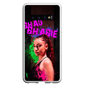 Чехол для Samsung Galaxy S10 с принтом Bhad Bhabie в Тюмени, Силикон | Область печати: задняя сторона чехла, без боковых панелей | bad bhabi | bad bhabie | bad fabi | bad phabie | bhabie | bhad fabhi | danielle bregoli | gansta | gucci | hip hop | phabie | rap | trap | бэд фаби | бэд фабия | гучи | реп | рэп | трэп | фабия | хип хоп