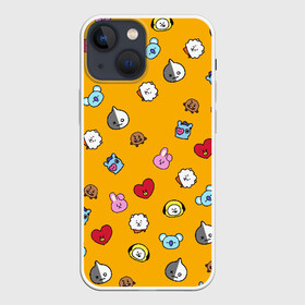 Чехол для iPhone 13 mini с принтом BT21 в Тюмени,  |  | bt21 | bt21 chimmy | bt21 cooky | bt21 koya | bt21 shooky | bt21 игрушки | bt21 купить | bt21 персонажи | bt21 чонгук | bts | bts 2019 | bts love | k pop | коя bt21 | магазин bt21