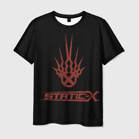 Мужская футболка 3D с принтом Static-X в Тюмени, 100% полиэфир | прямой крой, круглый вырез горловины, длина до линии бедер | 2014 | metal | music | need for speed | nfs | only | r.i.p | rip | rock | static | static x | staticx | the | wayne static | x | метал | музыка | нфс | рок | статик | уэйн статик