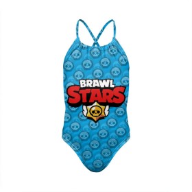 Детский купальник 3D с принтом Brawl Stars в Тюмени, Полиэстер 85%, Спандекс 15% | Слитный крой, подклад по переду изделия, узкие бретели | brawl | brawl stars | stars | бравл | бравл старс | браво старс | игра | компьютерная | онлайн | старс