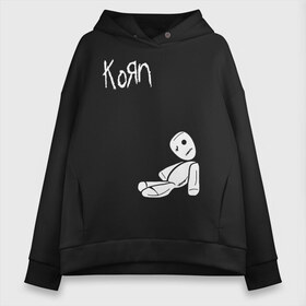 Женское худи Oversize хлопок с принтом Korn в Тюмени, френч-терри — 70% хлопок, 30% полиэстер. Мягкий теплый начес внутри —100% хлопок | боковые карманы, эластичные манжеты и нижняя кромка, капюшон на магнитной кнопке | korn | koяn | альтернативный | арвизу | гранж | грув | группа | дэвис | корн | коян | лузье | манки | метал | музыка | нюметал | панк | песни | рок | уэлч | филди | филипп | хэд | череп | шаффер