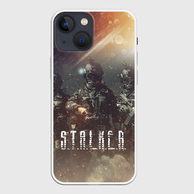 Чехол для iPhone 13 mini с принтом S.T.A.L.K.E.R   Чернобыль в Тюмени,  |  | s.t.a.l.k.e.r | stalker | вертолет | город призрак | радиация | разруха | разрушенный город | сталкер | чернобыль