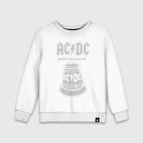 Детский свитшот хлопок с принтом AC/DC в Тюмени, 100% хлопок | круглый вырез горловины, эластичные манжеты, пояс и воротник | ac dc | acdc | acdc ас дс | австралийская | ангус янг | асдс | блюз | группа | крис слэйд | метал | молния | музыка | певцы | рок | рок н ролл | стиви янг | хард | хардрок | эксл роуз