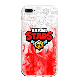 Чехол для iPhone 7Plus/8 Plus матовый с принтом BRAWL STARS в Тюмени, Силикон | Область печати: задняя сторона чехла, без боковых панелей | android | brawl stars | colt | crow | games | leon | penny | poco. | shelly | spike | wanted | брав | бравл старс | звезды | игры | мобильные игры | старс