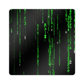Магнит виниловый Квадрат с принтом МАТРИЦА КОДА в Тюмени, полимерный материал с магнитным слоем | размер 9*9 см, закругленные углы | hugo weaving | pc | the matrix | код | компьютеры | матрица | матрица 4 | программист | программный код | цифры
