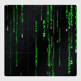 Магнитный плакат 3Х3 с принтом МАТРИЦА КОДА в Тюмени, Полимерный материал с магнитным слоем | 9 деталей размером 9*9 см | hugo weaving | pc | the matrix | код | компьютеры | матрица | матрица 4 | программист | программный код | цифры