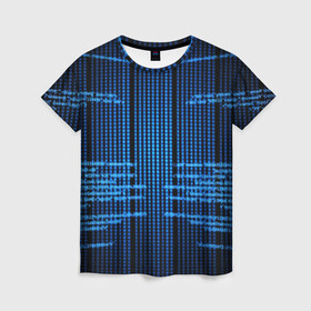 Женская футболка 3D с принтом КОДЫ в Тюмени, 100% полиэфир ( синтетическое хлопкоподобное полотно) | прямой крой, круглый вырез горловины, длина до линии бедер | hugo weaving | pc | the matrix | код | компьютеры | матрица | матрица 4 | программист | программный код | цифры