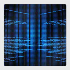 Магнитный плакат 3Х3 с принтом КОДЫ в Тюмени, Полимерный материал с магнитным слоем | 9 деталей размером 9*9 см | hugo weaving | pc | the matrix | код | компьютеры | матрица | матрица 4 | программист | программный код | цифры