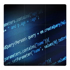 Магнитный плакат 3Х3 с принтом CODE STYLE в Тюмени, Полимерный материал с магнитным слоем | 9 деталей размером 9*9 см | hugo weaving | pc | the matrix | код | компьютеры | матрица | матрица 4 | программист | программный код | цифры