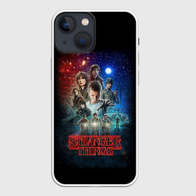 Чехол для iPhone 13 mini с принтом Stranger Things в Тюмени,  |  | beyond | eleven | hopper | jane | mike | stranger | things | wheeler | дастин | дела | джейн | загадочные | майк | одиннадцать | очень | события | странные | уилер | хендерсон | хоппер