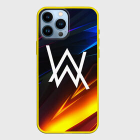 Чехол для iPhone 13 Pro Max с принтом ALAN WALKER STRIPES в Тюмени,  |  | Тематика изображения на принте: alan walker | aw | electro | electro music | music | алан уокер | музыка | музыкант | электро | электронная музыка