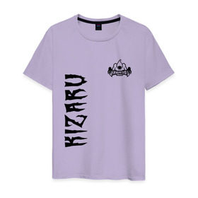 Мужская футболка хлопок с принтом KIZARU HAUNTED F. в Тюмени, 100% хлопок | прямой крой, круглый вырез горловины, длина до линии бедер, слегка спущенное плечо. | family | haunted | karmageddon | karmagedon | kizaru | кармагеддон | кармагедон | кизару | фэмили | хаунтед