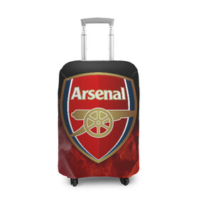 Чехол для чемодана 3D с принтом Arsenal в Тюмени, 86% полиэфир, 14% спандекс | двустороннее нанесение принта, прорези для ручек и колес | Тематика изображения на принте: arsenal | arsenal fc | the gunners | английский клуб | арсенал | лондон | лондонский арсенал | премьер лига | футбол | футболист | футбольный клуб