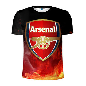 Мужская футболка 3D спортивная с принтом Arsenal в Тюмени, 100% полиэстер с улучшенными характеристиками | приталенный силуэт, круглая горловина, широкие плечи, сужается к линии бедра | arsenal | arsenal fc | the gunners | английский клуб | арсенал | лондон | лондонский арсенал | премьер лига | футбол | футболист | футбольный клуб