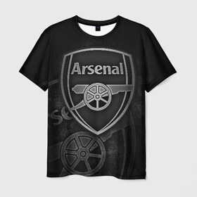 Мужская футболка 3D с принтом Arsenal в Тюмени, 100% полиэфир | прямой крой, круглый вырез горловины, длина до линии бедер | arsenal | arsenal fc | the gunners | английский клуб | арсенал | лондон | лондонский арсенал | премьер лига | футбол | футболист | футбольный клуб