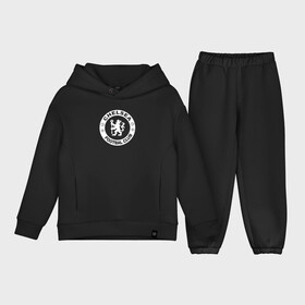 Детский костюм хлопок Oversize с принтом CHELSEA в Тюмени,  |  | chelsea | england | football | logo | london | sport | англия | лига | лого | спорт | фк | футбол | футбольный клуб | челси | эмблема