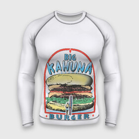 Мужской рашгард 3D с принтом Big Kahuna Burger в Тюмени,  |  | big kahuna | burger | kahuna | pulp fiction | голливуд | кино | криминальное чтиво