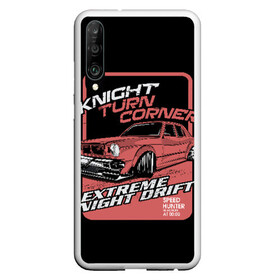 Чехол для Honor P30 с принтом Extreme night drift в Тюмени, Силикон | Область печати: задняя сторона чехла, без боковых панелей | auto | car | cars | concept | crash | drift | drifting | extreme | fast | garage | race | racing | rally | super | turbo | автомобил | быстрый | дрифт | классика | экстрим