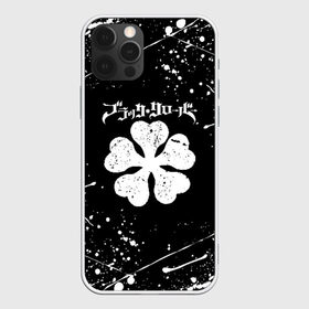 Чехол для iPhone 12 Pro Max с принтом ЧЁРНЫЙ КЛЕВЕР в Тюмени, Силикон |  | asta | black bull | black clover | bull | clover | аста | бык | клевер | чёрный бык | чёрный клевер