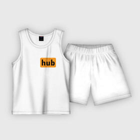 Детская пижама с шортами хлопок с принтом Git Hub в Тюмени,  |  | git hub | github | it | кодинг