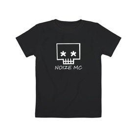 Детская футболка хлопок с принтом Noize MC в Тюмени, 100% хлопок | круглый вырез горловины, полуприлегающий силуэт, длина до линии бедер | music | noize mc | rap | trend | музыка | новинки | рэп | тренды