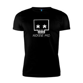 Мужская футболка премиум с принтом Noize MC в Тюмени, 92% хлопок, 8% лайкра | приталенный силуэт, круглый вырез ворота, длина до линии бедра, короткий рукав | music | noize mc | rap | trend | музыка | новинки | рэп | тренды