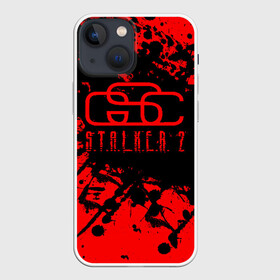 Чехол для iPhone 13 mini с принтом Stalker GSC red в Тюмени,  |  | gsc game world | stalker | stalker 2 | stalker 2 дата | stalker 2 прохождение | stalker red | stalker майка | скачать stalker 2 | сталкер | сталкер майка | сталкер свидшот