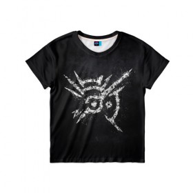 Детская футболка 3D с принтом Dishonored в Тюмени, 100% гипоаллергенный полиэфир | прямой крой, круглый вырез горловины, длина до линии бедер, чуть спущенное плечо, ткань немного тянется | Тематика изображения на принте: 