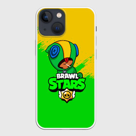 Чехол для iPhone 13 mini с принтом BRAWL STARS LEON в Тюмени,  |  | brawl stars | bull | colt | leon | stars | берли | бо | брок | ворон | джесси | динамайк | дэррил | кольт | леон | мортис | нита | пайпер | пенни | поко | пэм | рикошет | спайк | тара | фрэнк | шелли | эль примо