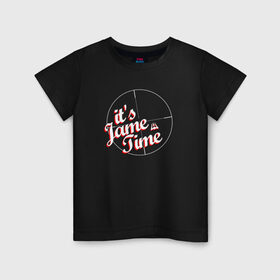 Детская футболка хлопок с принтом cs:go - Jame Time! (Avangar) в Тюмени, 100% хлопок | круглый вырез горловины, полуприлегающий силуэт, длина до линии бедер | avangar | awp | csgo | jame | авангар | ксго