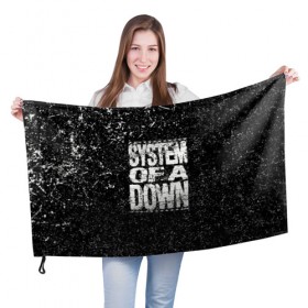 Флаг 3D с принтом System of a Down в Тюмени, 100% полиэстер | плотность ткани — 95 г/м2, размер — 67 х 109 см. Принт наносится с одной стороны | soad | soil | system of a down | группа | дав | дарон малакян | джон долмаян | метал | оф | рок | серж танкян | систем | соад | сод | соэд | шаво одаджян | э доун