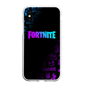 Чехол для iPhone XS Max матовый с принтом FORTNITE 10 СЕЗОН в Тюмени, Силикон | Область печати: задняя сторона чехла, без боковых панелей | fortnite | fortnite 2 | fortnite x маршмелло | ikonik | marshmello | ninja | ninja streamer | иконик | ниндзя | пили | фортнайт | фортнайт 2 | фортнайт глава 2