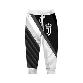 Детские брюки 3D с принтом Juventus в Тюмени, 100% полиэстер | манжеты по низу, эластичный пояс регулируется шнурком, по бокам два кармана без застежек, внутренняя часть кармана из мелкой сетки | Тематика изображения на принте: 