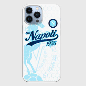 Чехол для iPhone 13 Pro Max с принтом Наполи в Тюмени,  |  | Тематика изображения на принте: napoli | ssc napoli | наполи | неаполь | форма | футбол | футболист | футбольный клуб