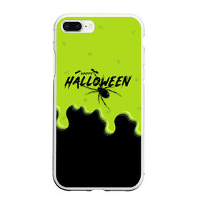 Чехол для iPhone 7Plus/8 Plus матовый с принтом Happy Halloween в Тюмени, Силикон | Область печати: задняя сторона чехла, без боковых панелей | ghost | halloween | ведьма | джек | дух | кельты | монстр | нечисть | паук | паутина | праздник | привидение | призрак | пугало | тень | тыква | хеллоуин | хэллоуин