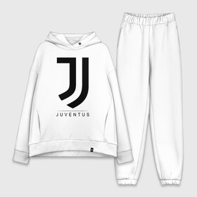 Женский костюм хлопок Oversize с принтом JUVENTUS в Тюмени,  |  | cr7 | juve | juventus | ronaldo | роналдо | ювентус