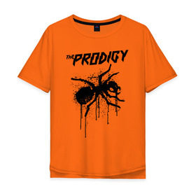 Мужская футболка хлопок Oversize с принтом THE PRODIGY в Тюмени, 100% хлопок | свободный крой, круглый ворот, “спинка” длиннее передней части | prodigy | the prodigy