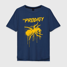Мужская футболка хлопок Oversize с принтом THE PRODIGY в Тюмени, 100% хлопок | свободный крой, круглый ворот, “спинка” длиннее передней части | prodigy | the prodigy