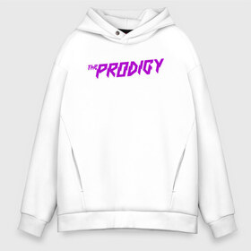 Мужское худи Oversize хлопок с принтом THE PRODIGY в Тюмени, френч-терри — 70% хлопок, 30% полиэстер. Мягкий теплый начес внутри —100% хлопок | боковые карманы, эластичные манжеты и нижняя кромка, капюшон на магнитной кнопке | prodigy | the prodigy