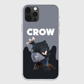 Чехол для iPhone 12 Pro Max с принтом BRAWL STARS CROW в Тюмени, Силикон |  | Тематика изображения на принте: android | brawl stars | colt | crow | games | leon | penny | poco. | shelly | spike | wanted | брав | бравл старс | звезды | игры | мобильные игры | старс