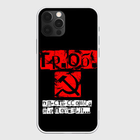 Чехол для iPhone 12 Pro Max с принтом Гражданская оборона в Тюмени, Силикон |  | punk | punks not dead | гр.об. | гражданская оборона | гроб | егор летов | панки | хой